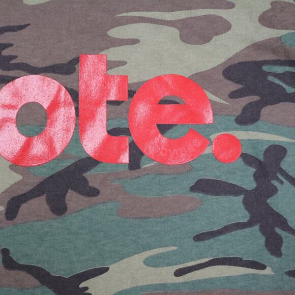Toby Mac Camouflage Vote Spellout Medium Multicolor Short Sleeve T-Shirt - Picture 5 of 10